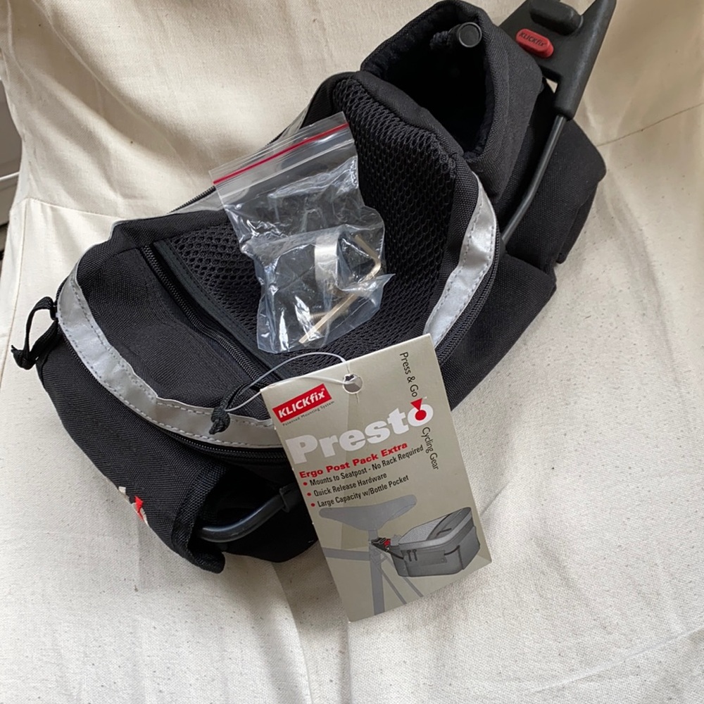 Ergp Post Pack Extra by Klickfix Bicycle pack
